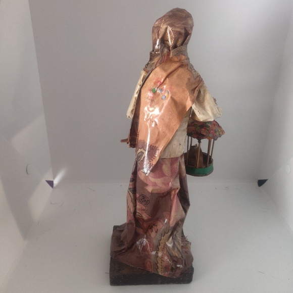 MEXICANA Accents Vintage Paper Mache Mexican Folk Art Figures Set O